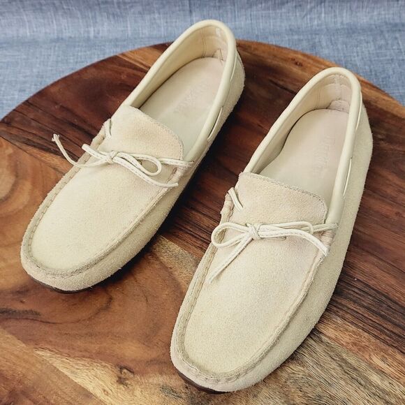 Dexter Leather Suede Driving Moccasin Light Sand Women’s Size: 8.5M - Picture 11 of 12